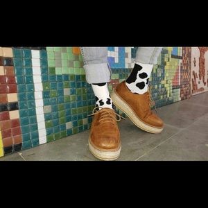 Cow Texture Pattern Socks